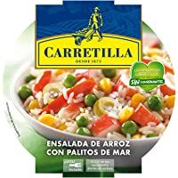 Los mejores  - Carretilla - Ensalada de arroz con palitos de mar - 240 g - [Pack de 8]
